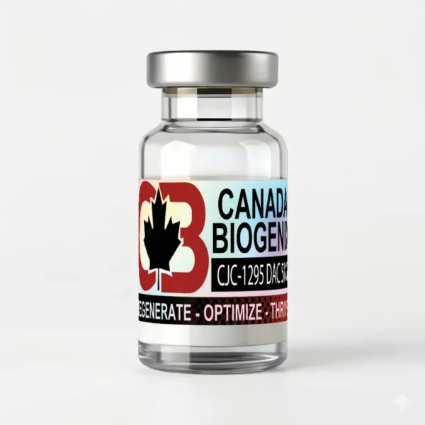 CJC-1295 with DAC 5 mg long-acting GHRH research peptide from Canada Biogenix