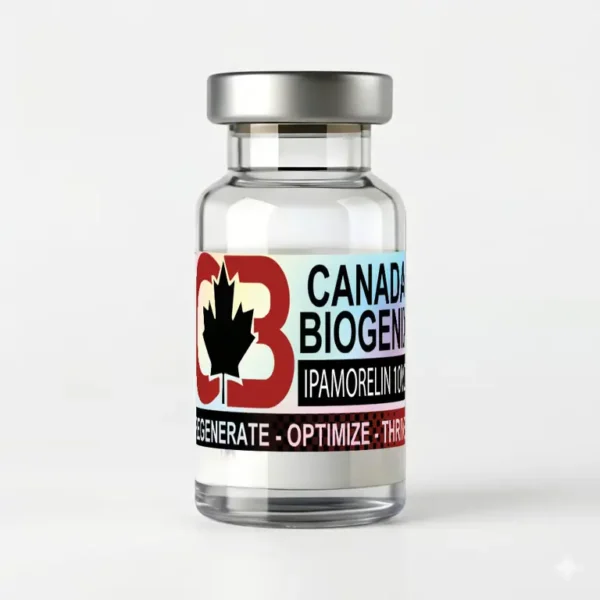 Ipamorelin 10 mg research vial from Canada Biogenix