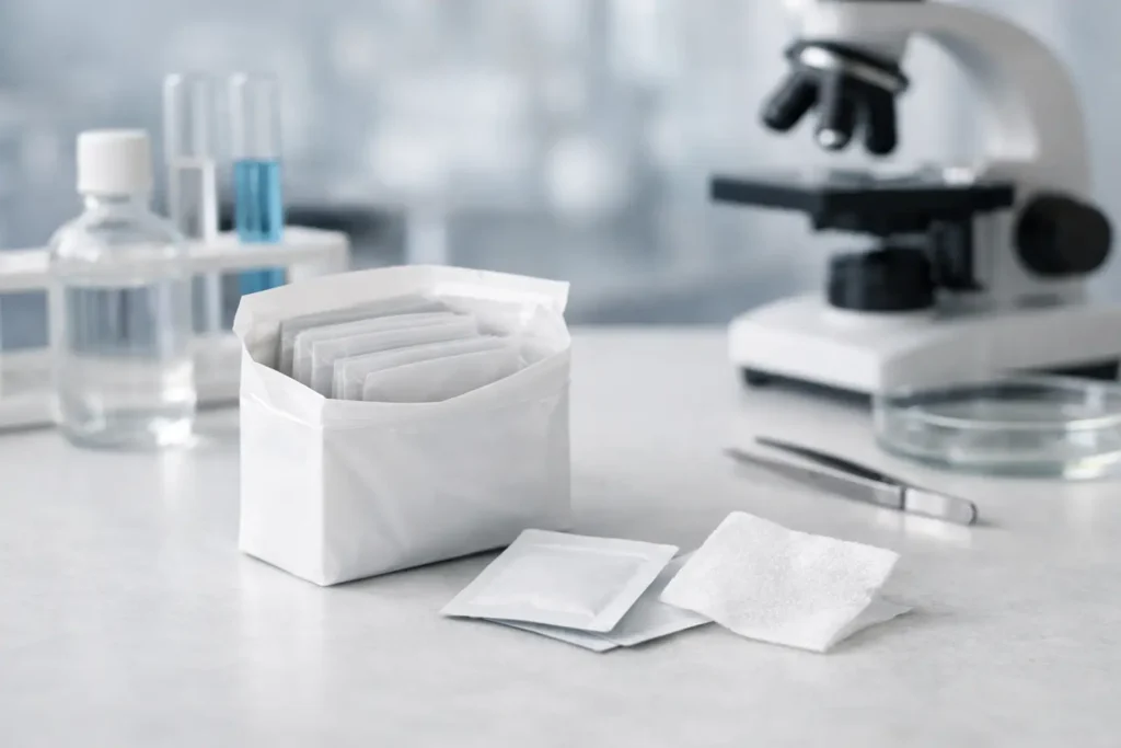 Alcohol Pads Pack of 50 for Lab Readiness