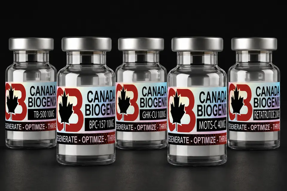 Canada Biogenix research peptide product lineup
